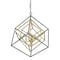 Z-Lite Euclid 4 Light Chandelier, Olde Brass + Bronze 457-4OBR-BRZ - alternate 3